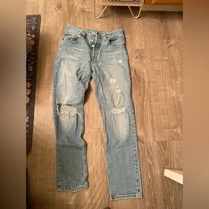 Leviโs 501 Distressed Jeans